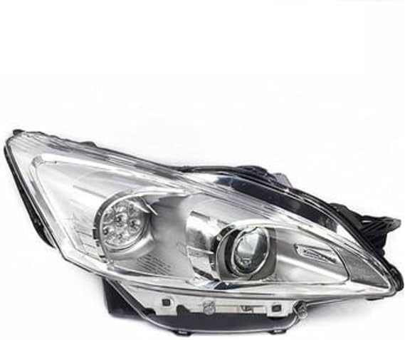 Headlight Assembly Compatible With Peugeot 508 DRL Daytime Running Light Head Lamp Accessories(Halogen left)