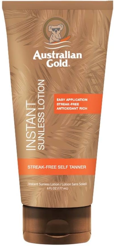 Australia Gold Instant Sunless Self Tanning Lotion 6 oz