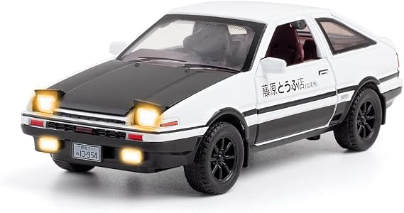 AE86 Sprinter Trueno Toy Mini Car, AE86 Trueno, For Kids, Alloy Model Car, 1:32 Simulation Car Model, Initial D, Fujiwara Takumi, Ages 3 and Up, Toy Safety Standards Compliant, Decoration, Initial D