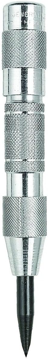 General Tools Ball Bearing Automatic Center Punch #77 - Nail Punch Tool to Mark and Scribe - Machinist Tools
