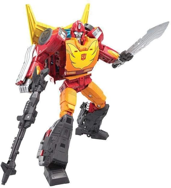 Transformers Toys Generations War for Cybertron: Kingdom Commander WFC-K29 Rodimus Prime with Trailer Action Figure, Kids Ages 8 and Up, 7.5-inch