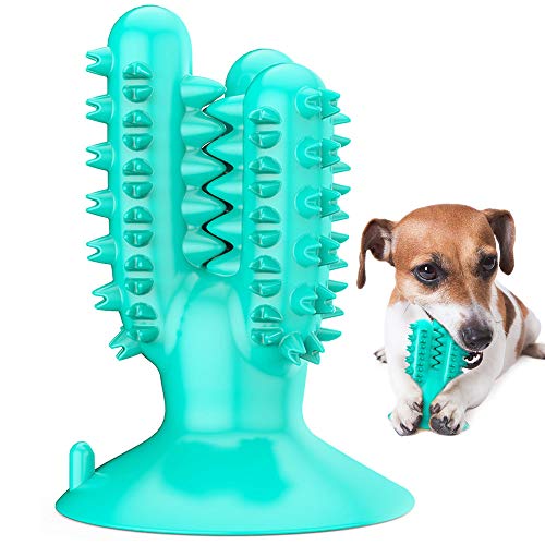 CEESC Dog Toothbrush Chew Toys Dog Teeth Cleaning Stick,Puppy Brushing Dental Oral Care for Small Medium Large Dogs Blue