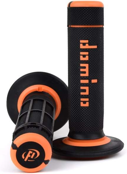 Domino Racing Dually Half Waffle Grips for Dirt Bikes