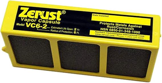 Zerust VC6-2 Large NoRust Vapor Capsule - Made in the USA