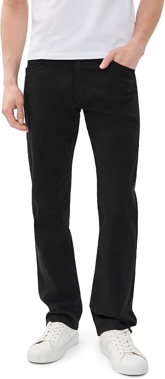 Citizens of Humanity Men's Sid Regular Straight Jeans - 32", Raven, 38