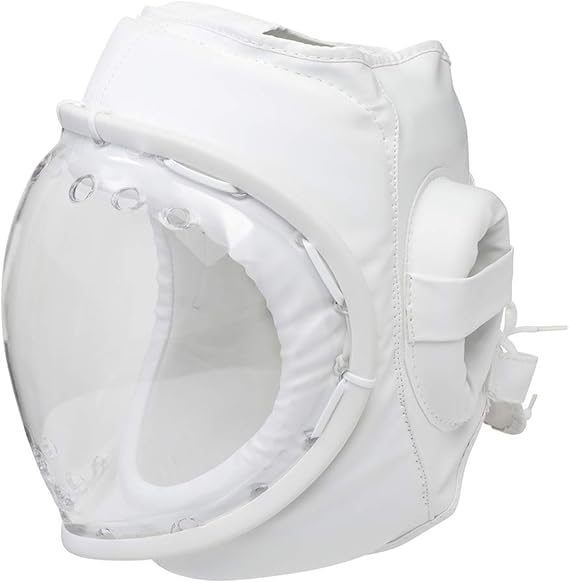 Offical White Kudo CE Approved Head Guard Lace Up Closure- NEW