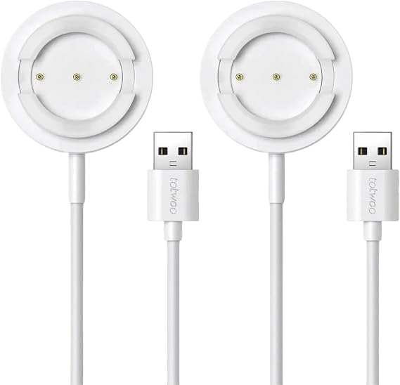 TOTWOO 2-Pack USB Charging for Long Distance Single and Couple Bracelets-USB Charging Portable Travel Charger for All TOTWOO Long Distance Bracelet