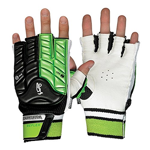 KOOKABURRA Reflex Hockey Glove - BlackLime - Right Hand - Large