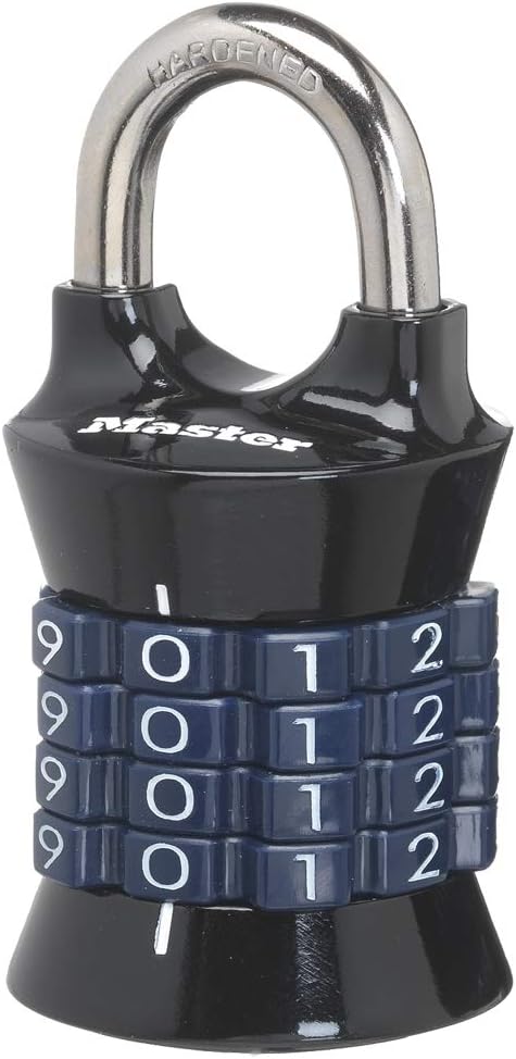 Master Lock Combination Padlock, Set Your Own Combination Gym Lock 1535D