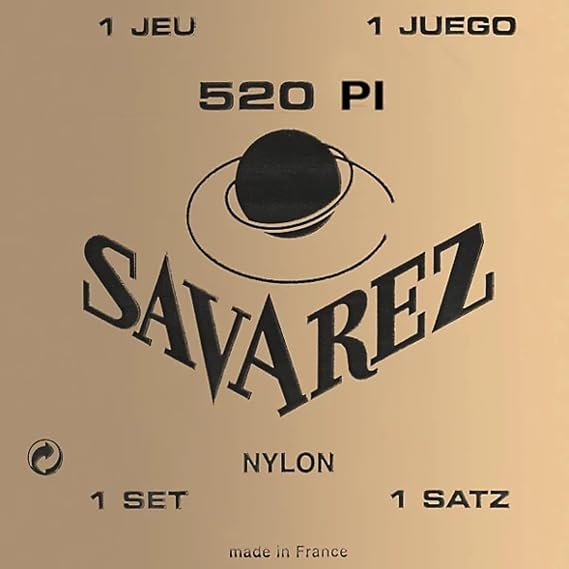 Savarez Classical Guitar Strings (520P1),silver
