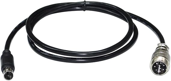 PS/2 MD6 to 9 DIN Male Adapter Connection Data Cable TH8A Gear TSSH TSSH+ MOD+ Handbrake Signal Cable Size : 1.8m