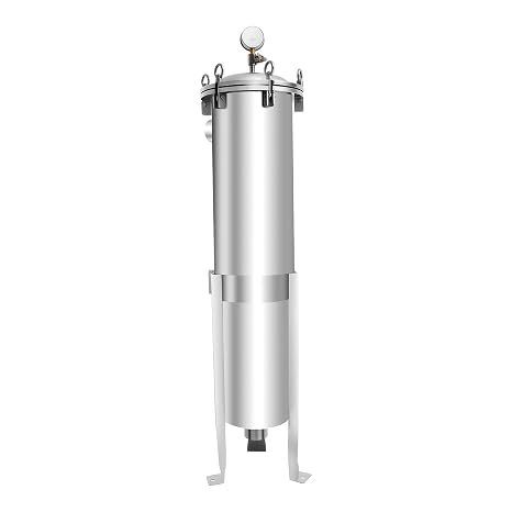 PRM #2 Bag Filter Housing 2" NPT 304 Stainless Steel, 150Psi Dual Port Outlet Filter System with Reinforced Mesh Basket - Heavy-Duty Whole House/Industrial Filtration Equipment