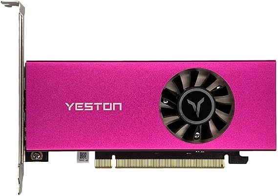 Yeston GeForce RTX 3050 6GB GDDR6 Low Profile Mini Graphics Card with Half Height Stop