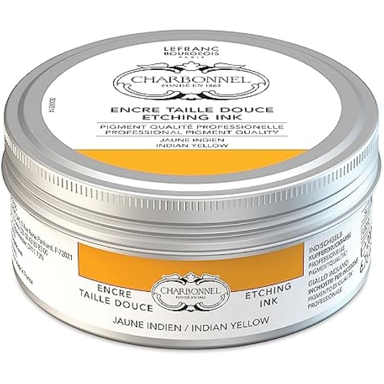 Charbonnel Etching Ink, 200 mL, Indian Yellow