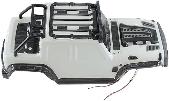 1/16 RC Car Shell Body Cover DIY Modified White Sturdy Spare Parts Easy Installation for 16103 Toy Vehicle Accessories