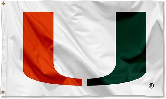 Hurricanes White 3x5 Banner Flag