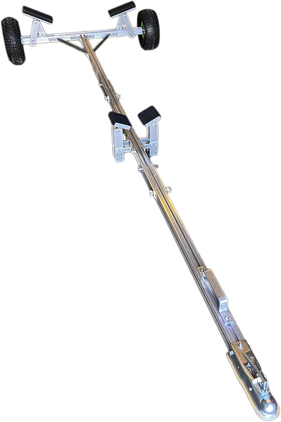Seamax Portable Boat Carry and Launch Hand Dolly Set with 16 Pneumatic Wheels