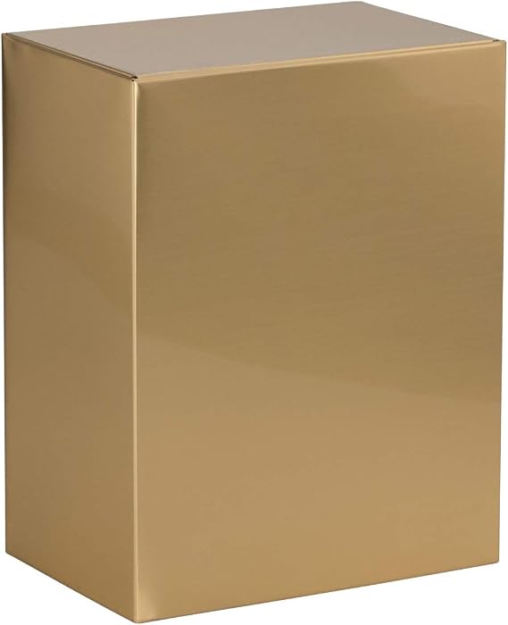 Cremation Urn Insert for Ashes, for Urn Chest or Vault, Bronze, Brass Urn, Adult Sized Cremation Urn