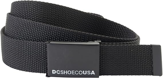 DC Men's Web Belt 3, Black, One Size