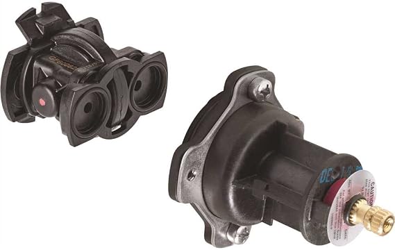 KOHLER GP876851 Rite-Temp Pressure-Balancing Cartridge and Mixer Cap Kit, Compatible with KOHLER Shower Valves K-304 and K-11748 Platforms, SINGLE, Black