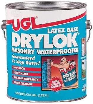Drylok 1 Gallon Latex Base Masonry Waterproofer [Set of 2] Color: White