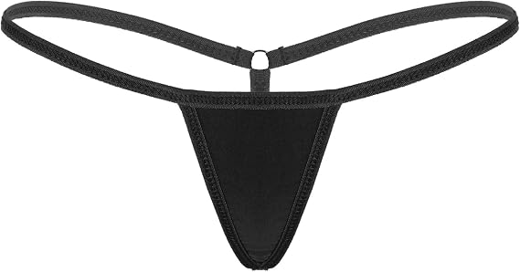 Sxiwei Woman's Low Rise Micro Bikini Thongs Briefs V-String T-Back Underwear Naughty Panties Tangas