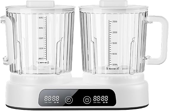 Portable Mini Washing Machine for Underwear, 2.5L*2 Underwear Washing Machine 8000mAh Rechargeable BatteryDeep Cleans Socks & Baby Clothes Ideal for Travel, Dorm & RV