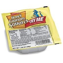 Malt-O-Meal Honey Graham Squares Cereal, 1 oz, 96 ct