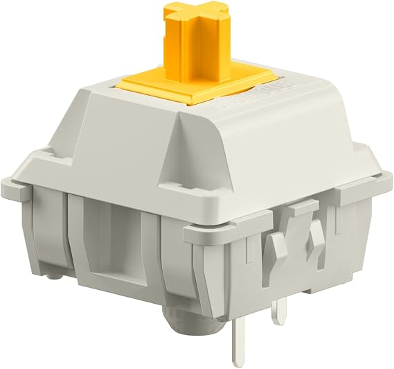 Glorious Gaming - Panda Switches (36 PCS) Lubed Tactile Switches for Gaming and Typing, for MX Hotswappable Mechanical Keyboards, 3-Pin Plate Mounted
