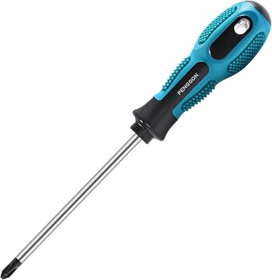 PH1 3mm Magnetic Phillips Screwdriver Cross Head Screwdriver With 125mm4.92 Cr-V Round Shaft Non Slip Comfortable Handle