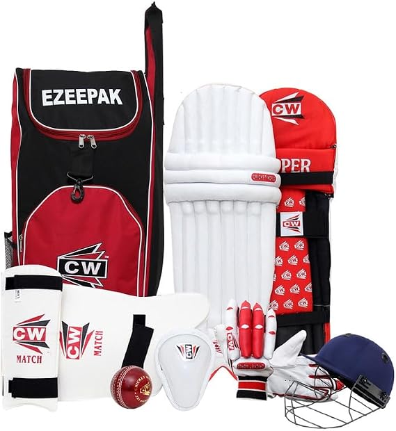 CW Player Choice Cricket KIT Youth Size Full Set Cricket KIT Bag Full KIT Full Size Kids Cricket KIT Full Cricket KIT Full Cricket Set Leather BAT Junior Cricket KIT Set