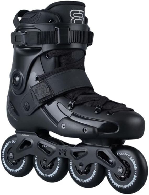 FR Skates FRX Black 80 2022 - Inline Skates for Freeride, Slalom. Popular French Brand