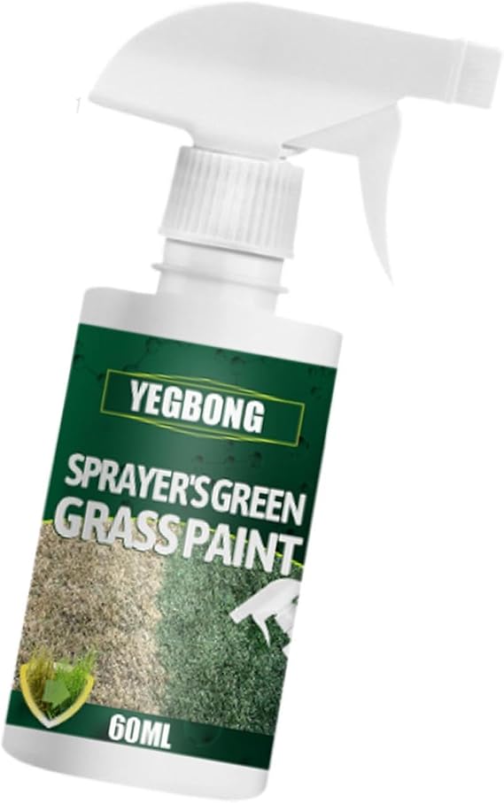 60ml Green Lawn Spray Grass Paint Lawn Maintenance Lawn Care, Easy to Use Grass Dye, Turf Colorants for Garden Lawn Yard