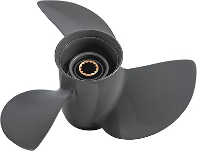 Aluminum Upgrades Outboard Boat Propeller fit Honda Engines BF3540455050A60HP 3-14Gearcase 13 Spline Tooth 3 Blades RH