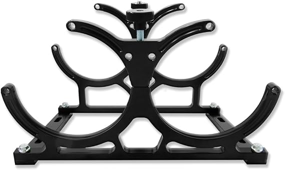 Black 7" Dual Nitrous Oxide Bottle Holder Nos Bracket Aluminum