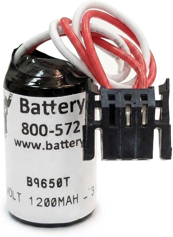BatteryGuy MicroLogix 1500 Replacement 3.0V 1200mAh Lithium PLC Battery Brand Equivalent