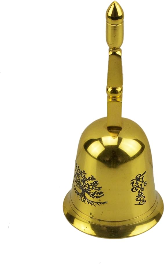 fengshuisale Feng Shui 5 Element Pagoda Singing Bell with Tree of Life W Red String Bracelet AA153