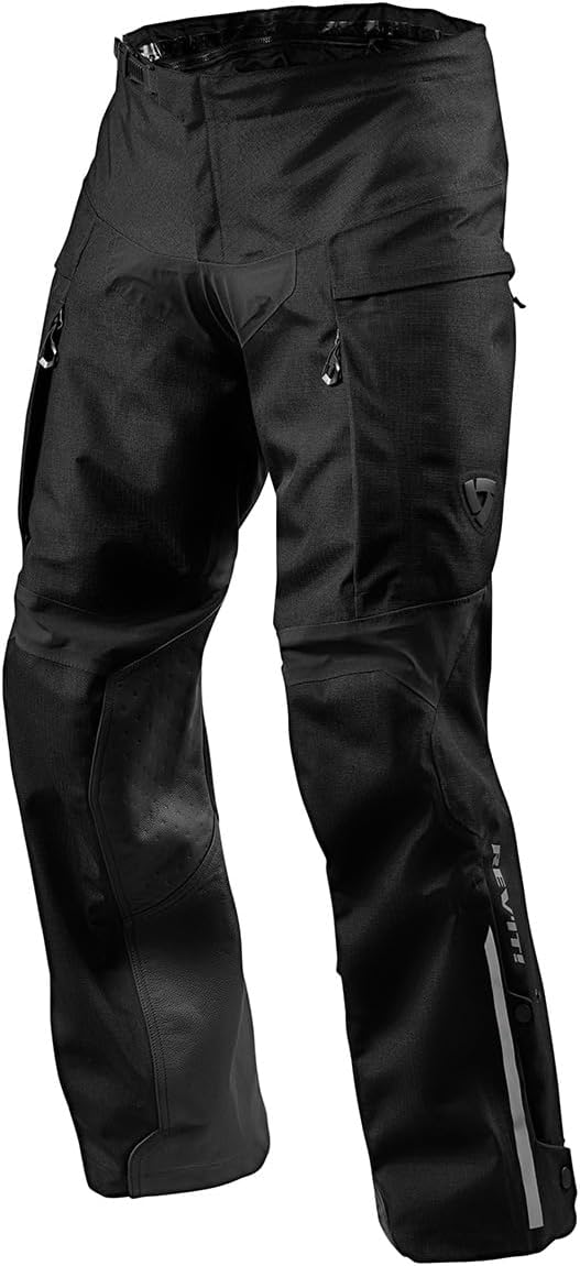 REV'IT! Men's Component H2O Off-Road Adventure Motorcycle Pants (Black - Small)