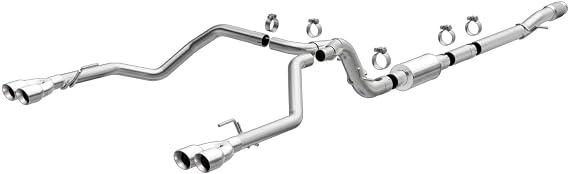 MagnaFlow Performance Exhaust System 19489: Cat-Back, Street Series, For 2019-2025 Chevrolet Silverado 1500 6.2L, For 2019-2025 GMC Sierra 1500 6.2L