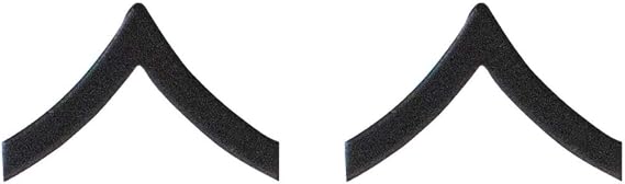 USMC Chevrons, Black