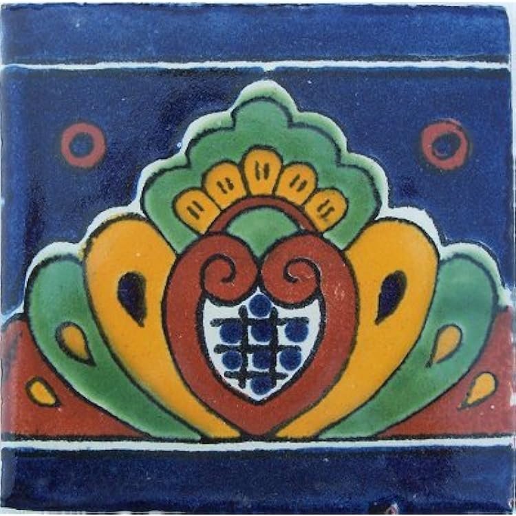 2x2 36 pcs Royal Crown Talavera Mexican Tile