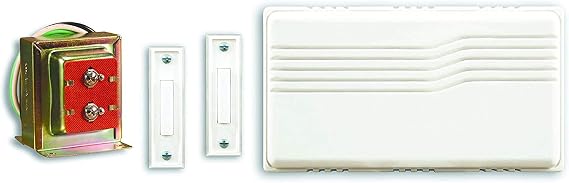 Chime Kit Wht 2pushbuton