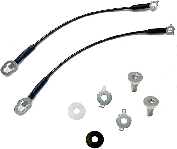 65770-0C060 Tailgate Support Cable Straps Fit for Toyota Tundra Models | Fit for 2007-2021 Toyota Tundra, Length 17-3/4", Replaces 65770-0C070