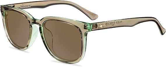 Knockaround Rounded Square Polarized Sunglasses for Men Women UV Protection