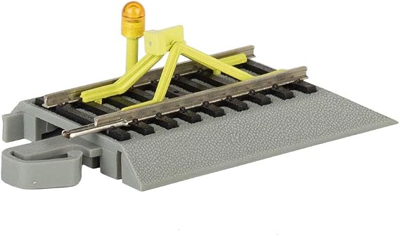 Bachmann Trains Flashing LED Bumper Nickel Silver Rail W/Roadbed HO Scale