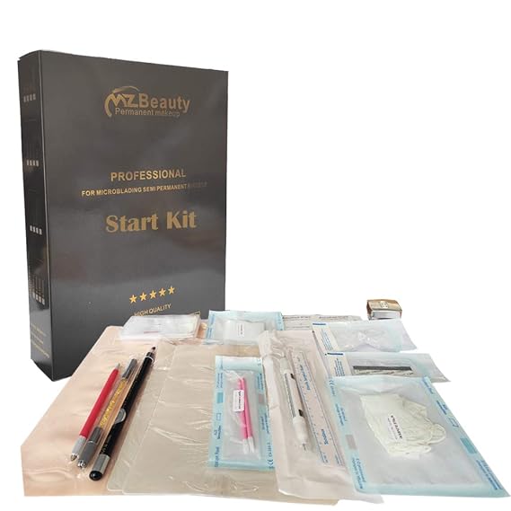 Microblading Start Kit Practise Eyebrow Latex Skin Accessories Microblade Manual Pen Sets