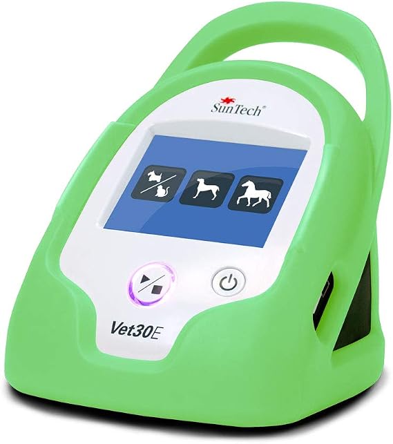 SunTech Vet30E Veterinary Continuous Vital Signs Monitor for Equine and Companion Animals with Masimo SpO2 (Tree Frog Green)