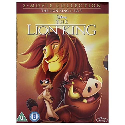 The Lion King 1-3 [Blu-ray] [1994] [Region Free]