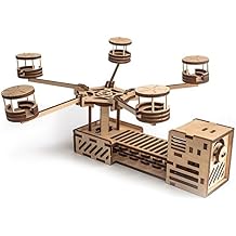 Miko Mechanical Wooden Puzzle Carousel Construction Set for Self-Assembly Gift Idea