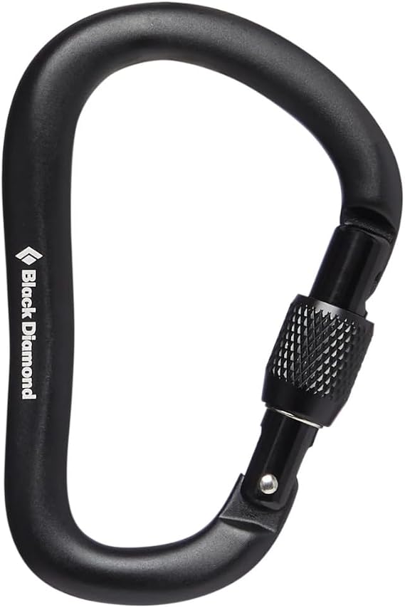 BLACK DIAMOND RockLock Screwgate/Twistlock Carabiner Keylock Nose Locking